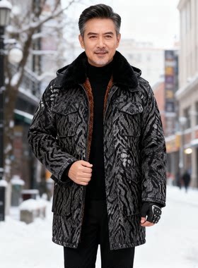 迷彩加绒外套老式大衣羊毛男士冬季羽绒防寒服冷库保暖劳保劳保服
