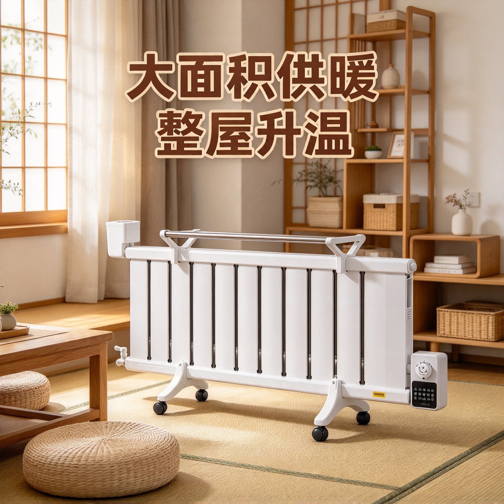 卧室恒温水电取暖暖气片可移动