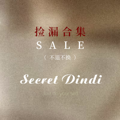 SECRET DINDI  微瑕 6折 孤品 不计成本 介意勿拍