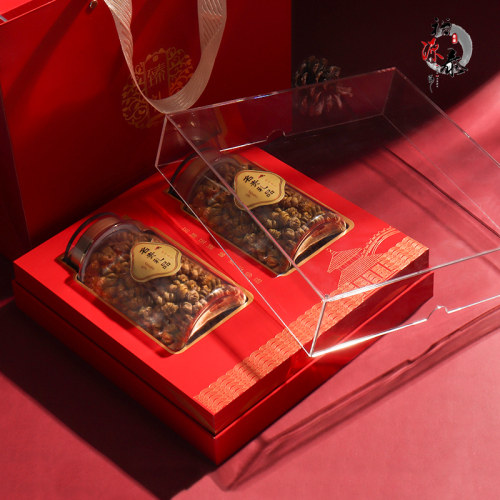 双宝海参干贝石斛三七罐子礼品盒