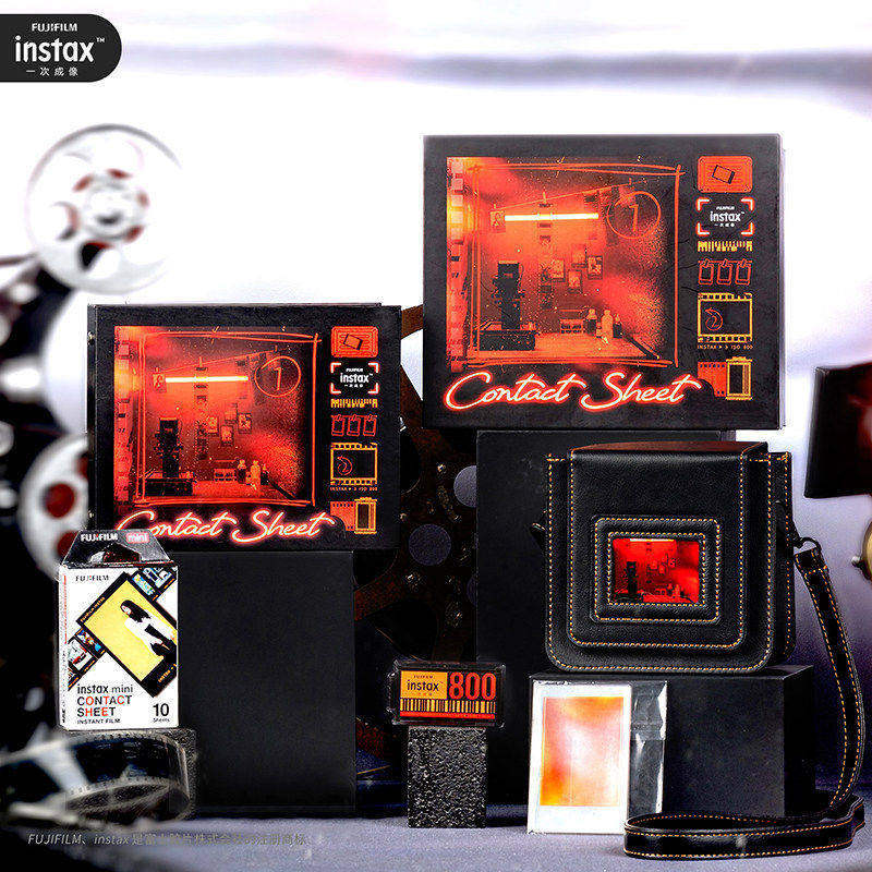 fujifilm/富士一次成像正品 经典胶卷件礼盒 含经典相纸 相机包