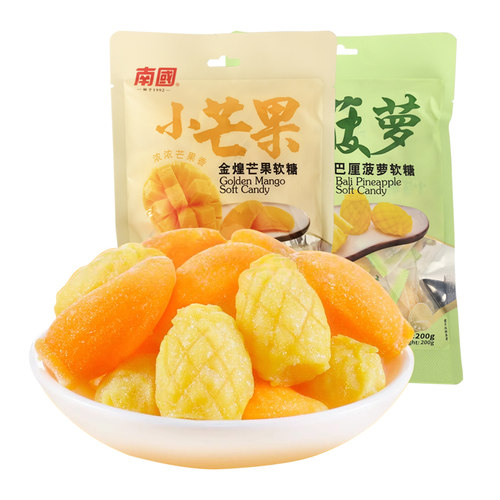 南国小芒果小菠萝Q弹软糖200g