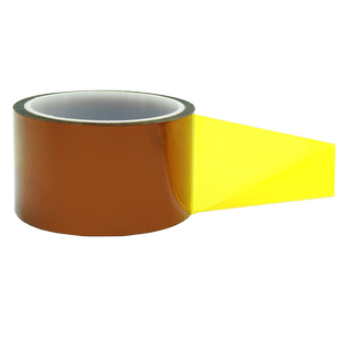 金手指胶带 隔热胶带电池固定手机维修绝缘胶布防焊热转印PI聚酰亚胺薄膜耐热防热胶带耐高温33m茶色高温胶带