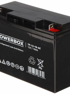 POWERBOX 蓄电池 TP-12-18-AC 12V18AH 免维护铅酸电池