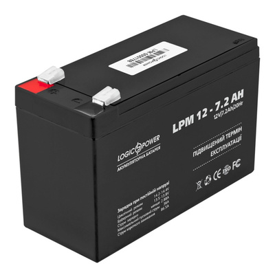 LOGIC POWER蓄电池 LPM12-7.2AH 12V7.2AH/20HR 免维护可充电电池