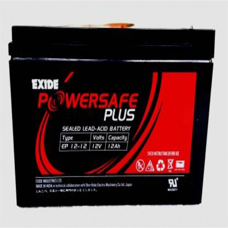 EXIDE POWERSAFE蓄电池 PLUS EP12-12 12V12AH 免维护铅酸电池