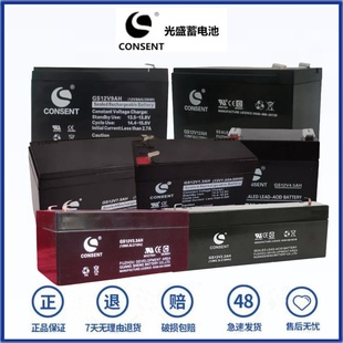 电池 3.3 20HR 12V2.2AH 7.5 4.5 GS12V1.3 CONSENT蓄电池