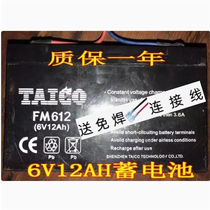 TAICO蓄电池FM6126V12AH儿童