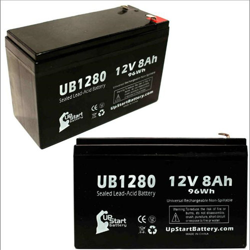 UPSTART蓄电池 UB1280 12V8AH 96WH免维护可充电电池