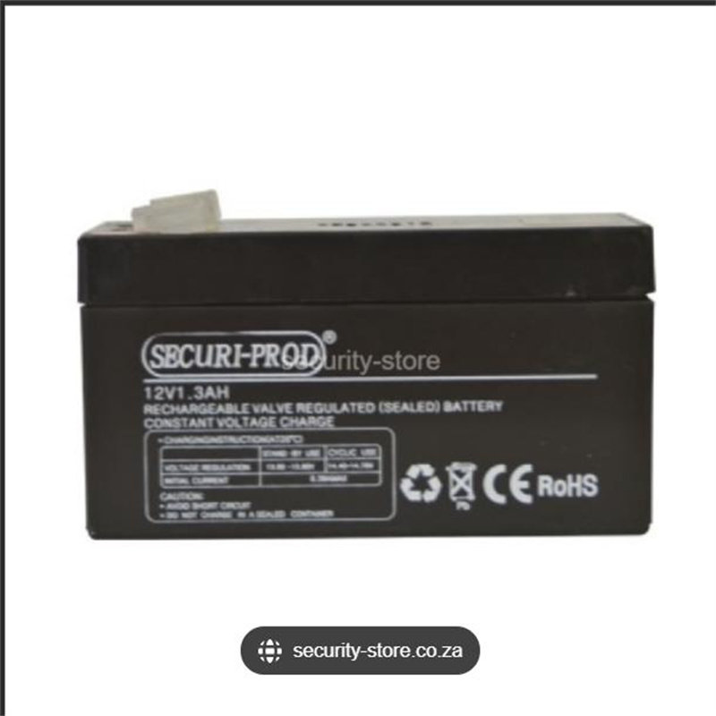 SECURI-PROD蓄电池 12V1.3AH 免维护可充电铅酸电池