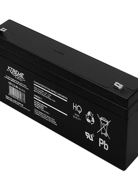 XTREME蓄电池 12V2.3AH 免维护可充电铅酸电池