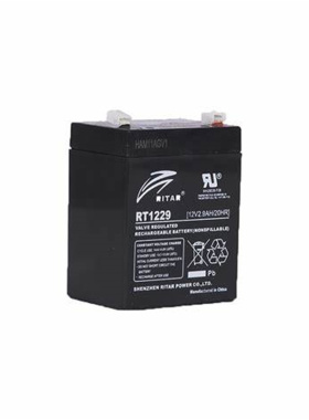 RITAR蓄电池 RT1229 12V2.9AH/20HR免维护可充电铅酸电池