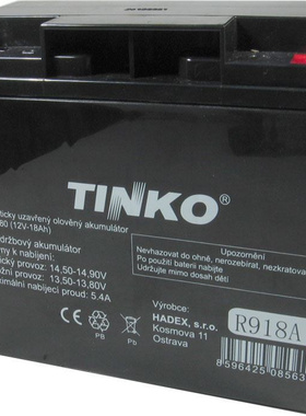 TINKO 蓄电池 TK12180 12V-18AH 免维护铅酸电池