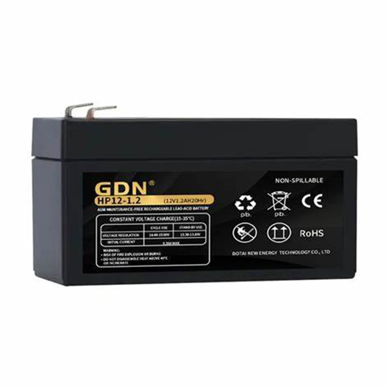 GDN蓄电池  HP12-1.2 12V1.2AH/20HR免维护可充电铅酸电池
