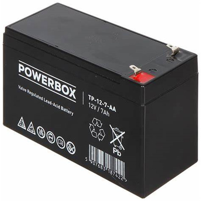 POWERBOX蓄电池 TP-12-7-AA 12V7AH 免维护可充电电池