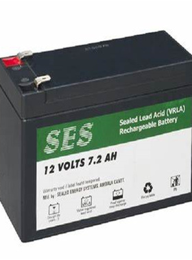 SES蓄电池 12 VOLTS 7.2AH 免维护可充电电池