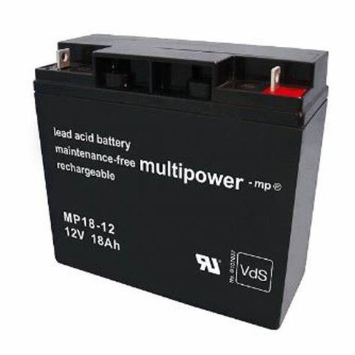multipower 蓄电池 MP18-12 12V18AH 免维护铅酸电池