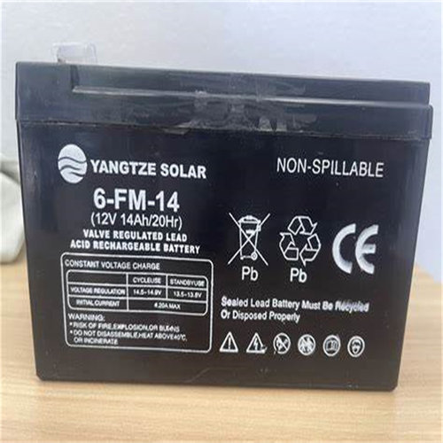 YANGTZE SOLAR蓄电池 6-FM-14 12V14AH/20HR 免维护铅酸电池