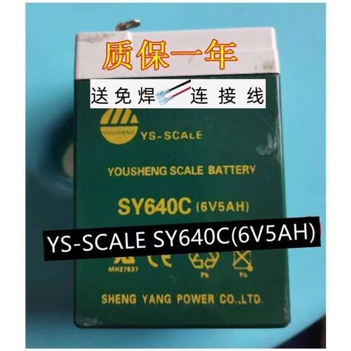 YOUSHENG蓄电池SY640C6V5AH电