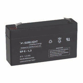 SUNLIGHT蓄电池SP6 6V1.3AH免维护可充电蓄电池 1.3
