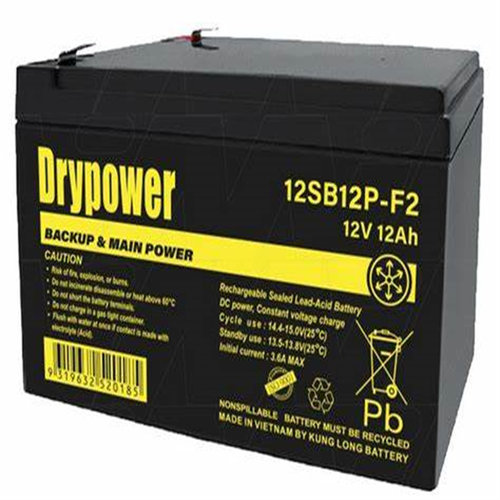 Drypower蓄电池 12SB12P-F2 12V12AH 免维护铅酸电池