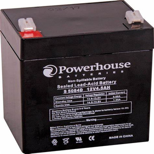 powerhouse蓄电池 S 5084D 12V4.5AH 免维护可充电电池