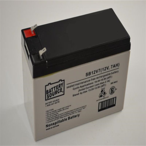 BATTERY SOURCE蓄电池 SB12V7 12V7AH 免维护可充电电池