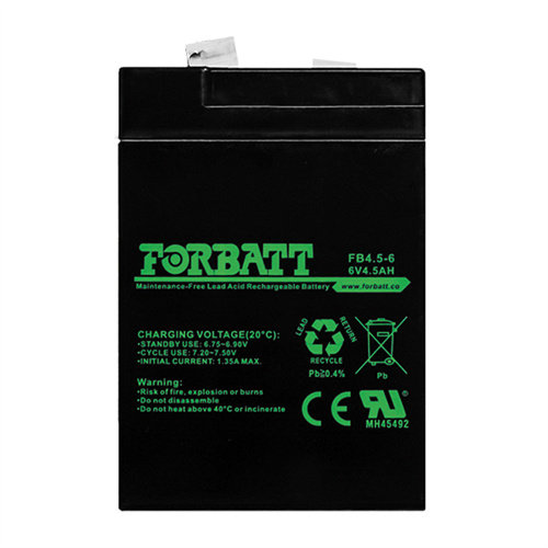 FORBATT蓄电池FB4.5-6 6V4.5AH电子称 仪器仪表电池