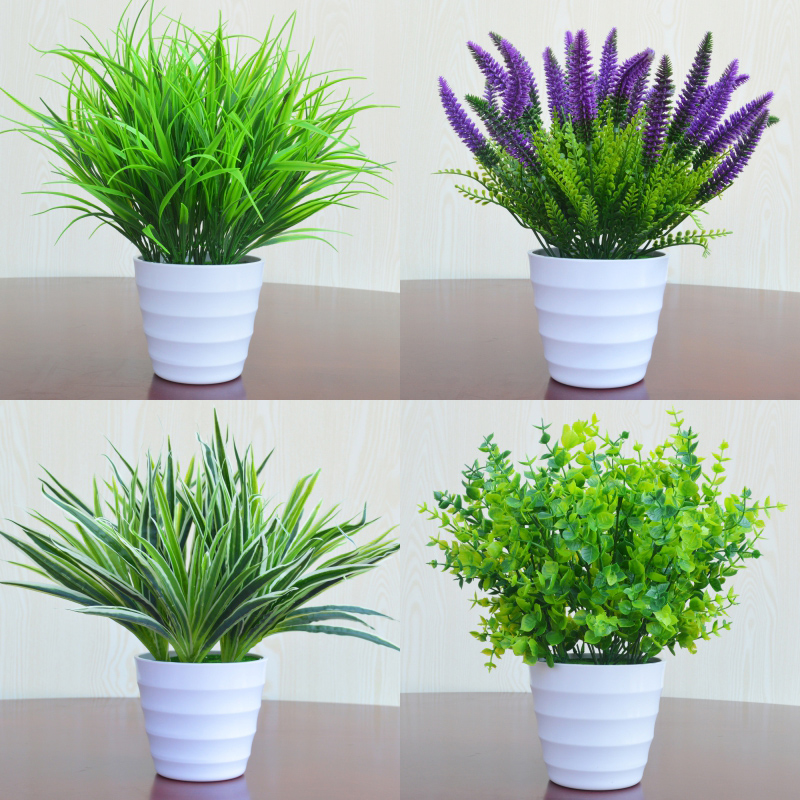 仿真植物花假绿植假花小盆景花艺