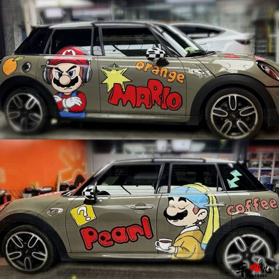 适用宝马miniJCW个性卡通