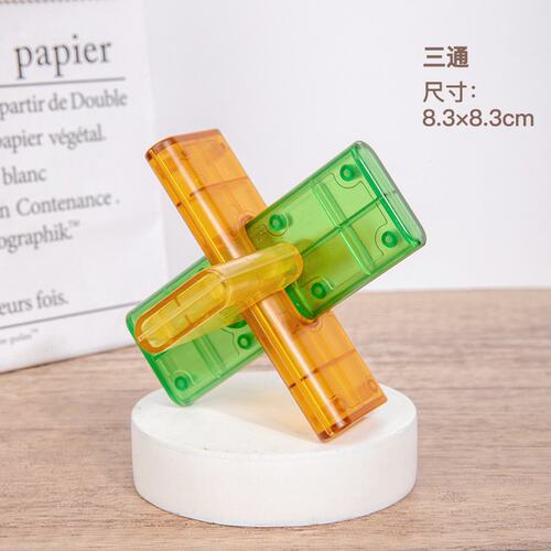 新款鲁班锁透明琉璃色系列各种难度解谜超难儿童益智RR36