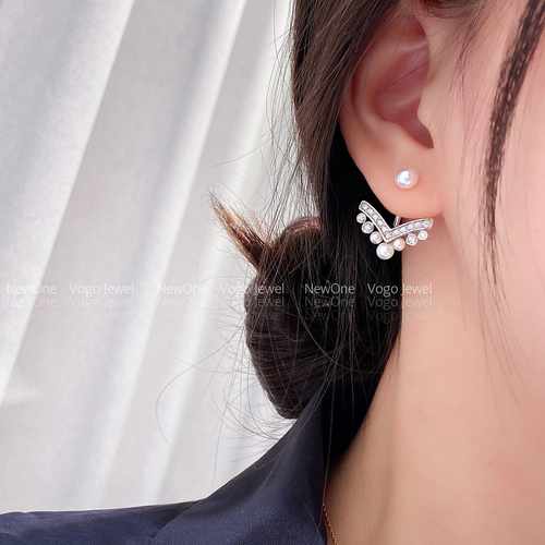 高版本约瑟芬耳环925银不掉色