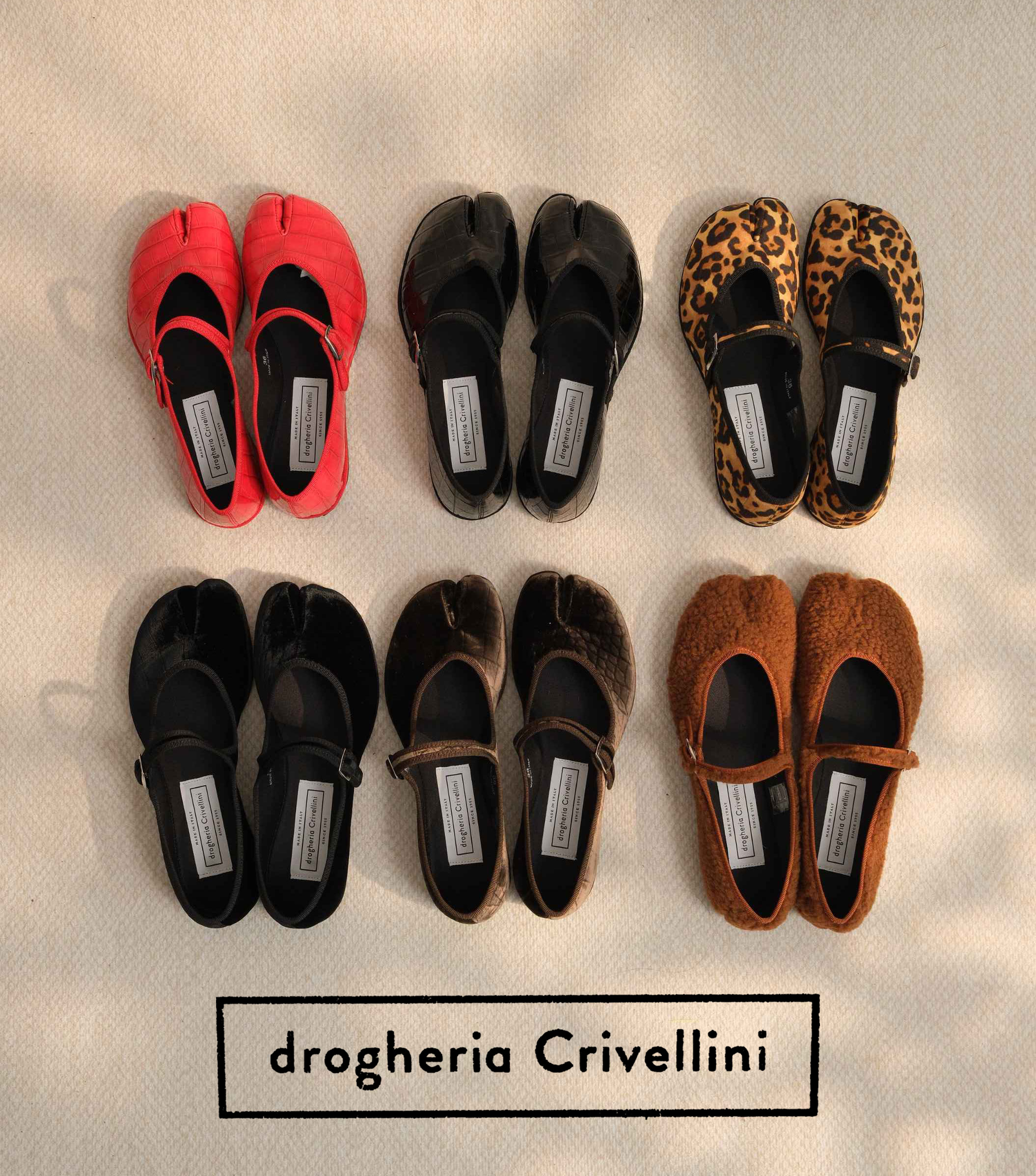 DrogheriaCrivellini手工分趾鞋