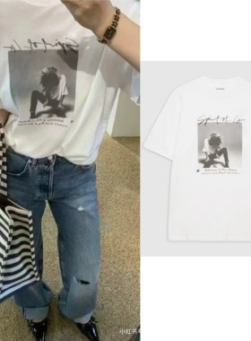 国内现货 AB 25早秋新品 设计师品牌 复古摇滚印花图案短袖T恤