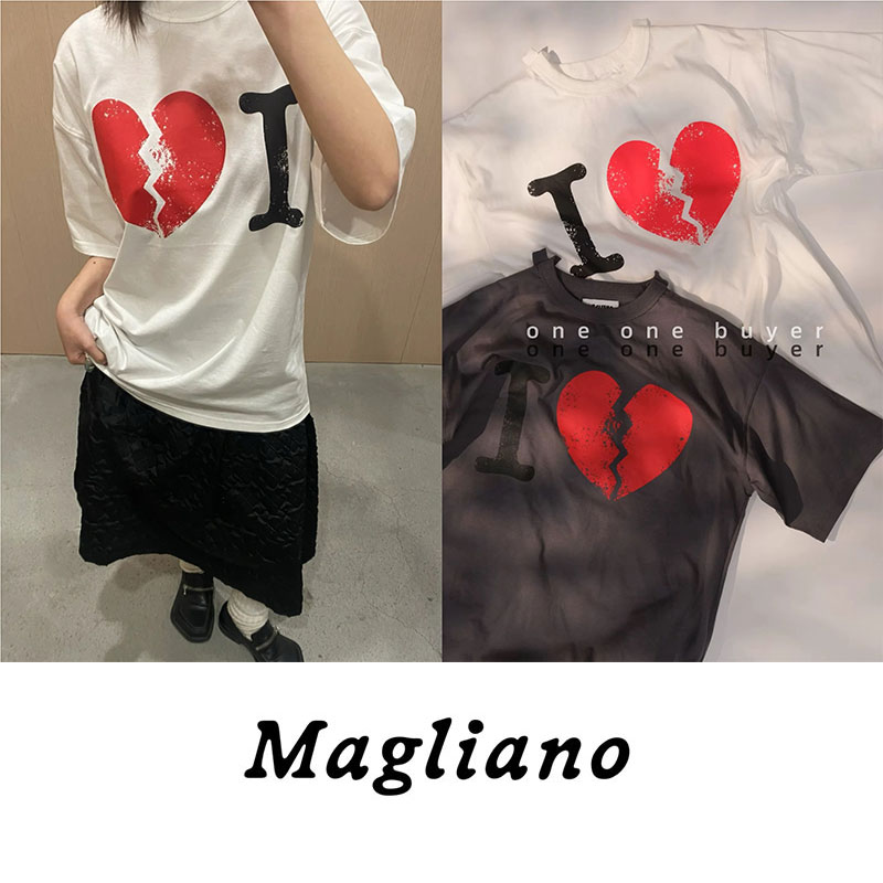 Magliano心碎印花短袖T恤