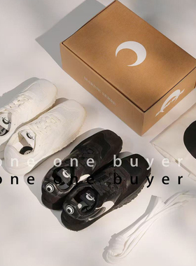 Marine Serre 现货 25春夏 月亮方头休闲鞋 运动鞋 jennie同款