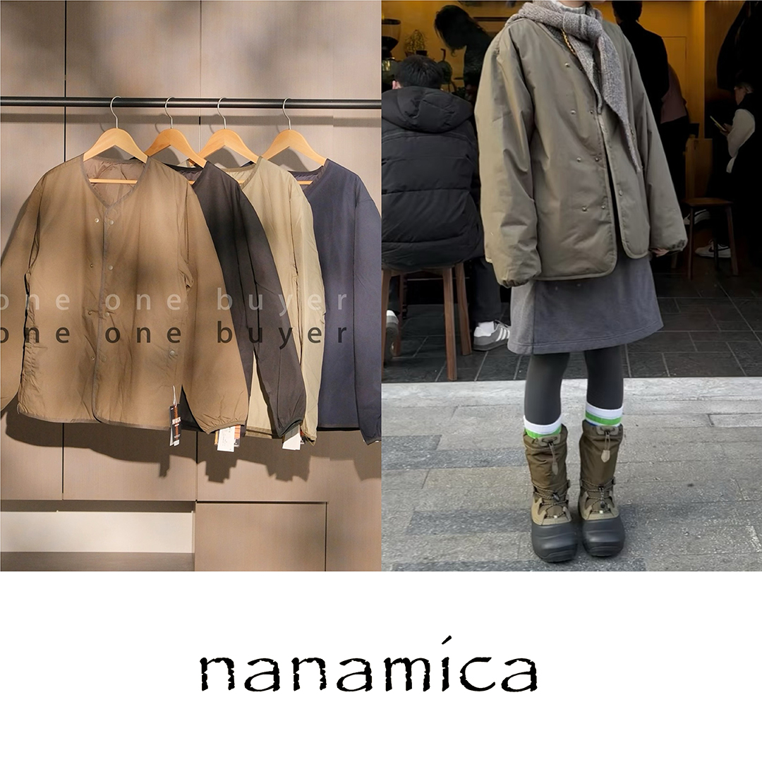 现货 Nanamica 25秋冬 经典薄款棉服内胆羽绒外套 双面穿