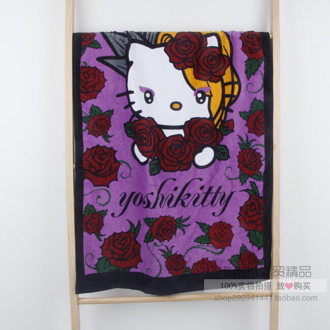 HELLO KITTY pure cotton Bath towel lovely Cartoon comic Wash one's face towel Kerchief soft water uptakein the Home Daily , Towel/Bath towel/Bathrobes , Bath towels towel suit/Three-piece  category - from Buy2taobao.com to provide professional Taobao agent buy service