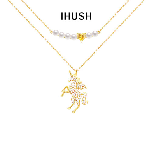 独角兽项链ihush/俏物悄语女