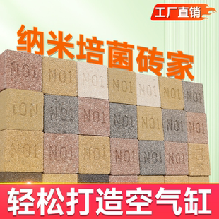 鱼缸过滤材料台湾滤材NO1小方砖石英球纳米培菌方砖硝化细菌滤材