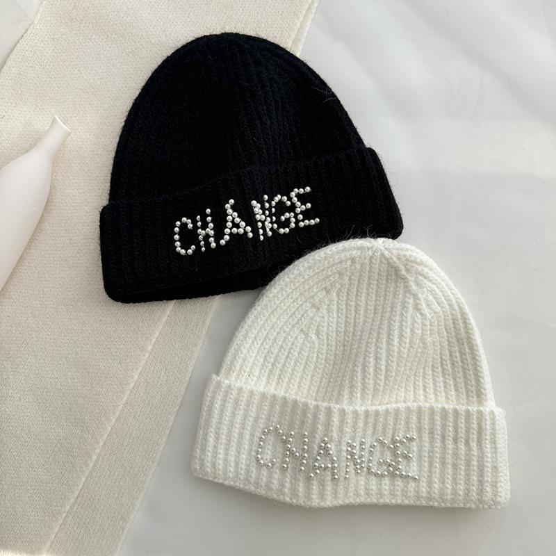 番茄小猪新款牛油果色毛线帽