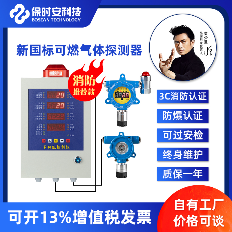 工业防爆可燃气体探测报警器浓度检测仪油漆燃气液化气烤漆房商用 五金/工具 气体检测仪 原图主图