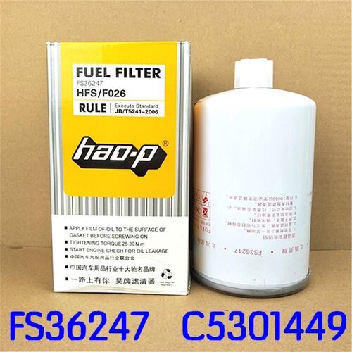 FS36247油水分离器适配康明斯发动机91FG026东风天龙天锦5301449