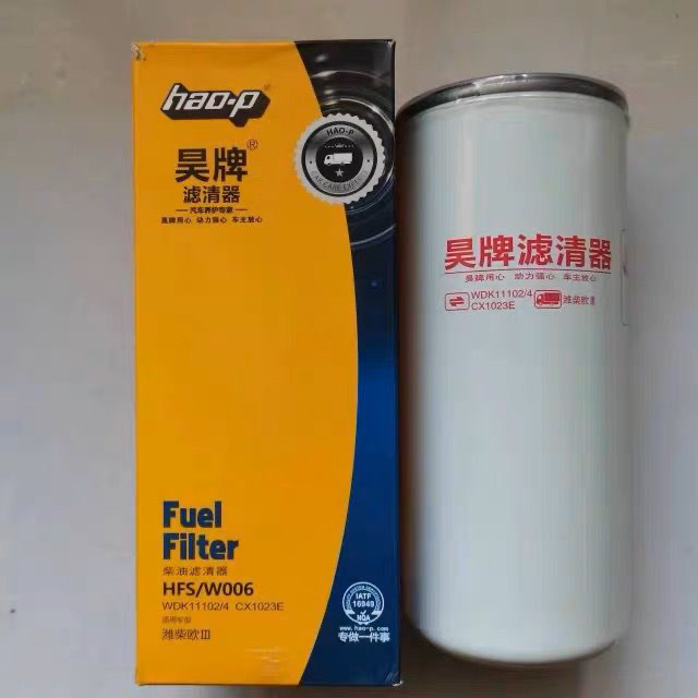 612630080087柴油滤芯WDK11102/4柴滤CX1023E锡柴1000422382A