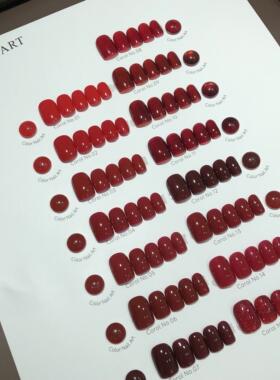 新年红色系列甲油胶15色1套美甲店专用新品U.OMEEI跨境热卖甲油胶