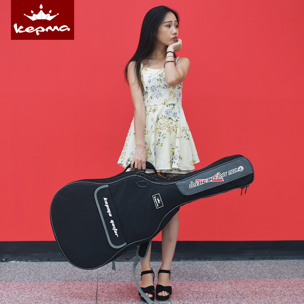 卡马吉他包防水加厚海绵吉他包黑色41寸吉他背包双肩背包琴包琴盒,乐器/吉他/钢琴/配件,吉他背包/琴盒,淘宝优惠券,粉丝福利购,淘宝优惠卷