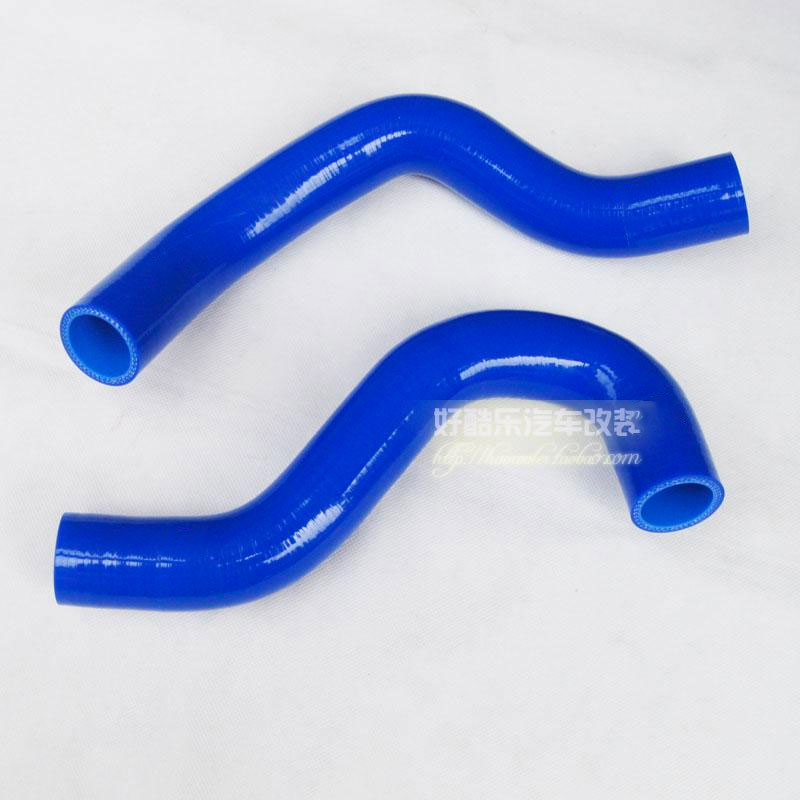 现货长安铃木天语SUZUKI SX4汽车改装耐高温高压蓝色硅胶水管