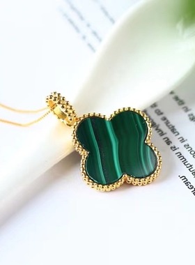 珠宝镀厚金镶嵌花纹爱情守护石