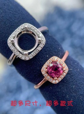 s925银托工厂圆形多尺寸小方包款