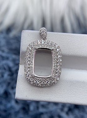 S925因吊坠空托轻奢华丽气质百搭